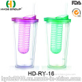 Promotion Double Wall Fruit Tumbler with Infuser